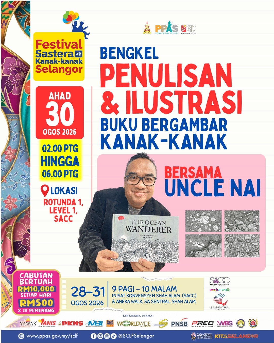 Bengkel Penulisan dan Ilustrasi Buku Bergambar bersama Uncle Nai