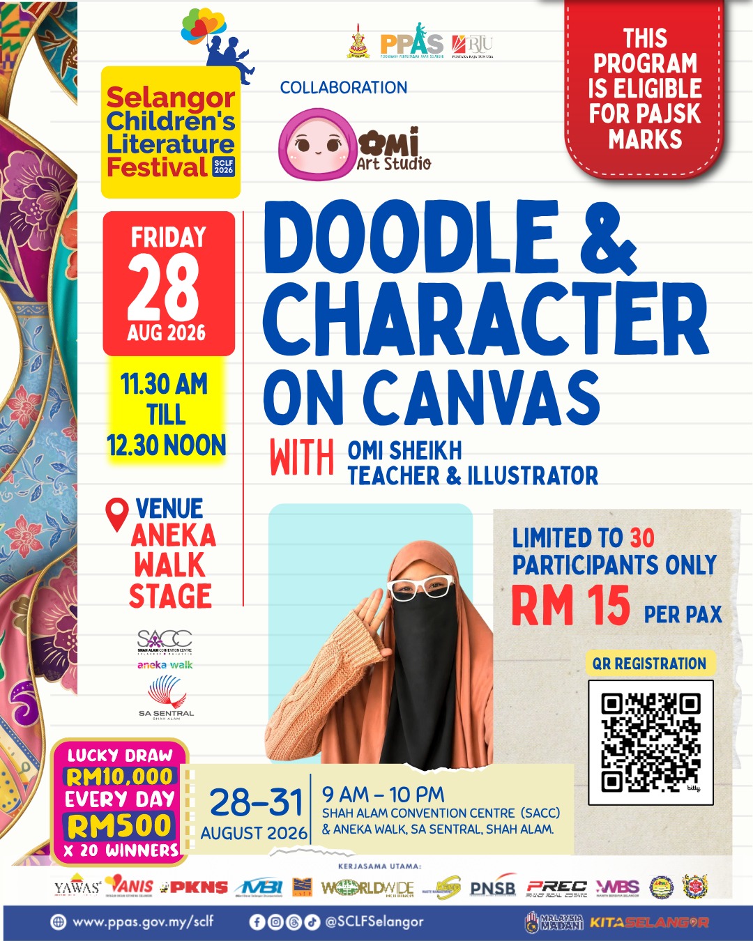 Omi Sheikh (Omi omi) Art Teacher & Illustrator Doodle & Character on Canvas