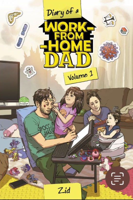 Book cover Diary of a work-from-home dad