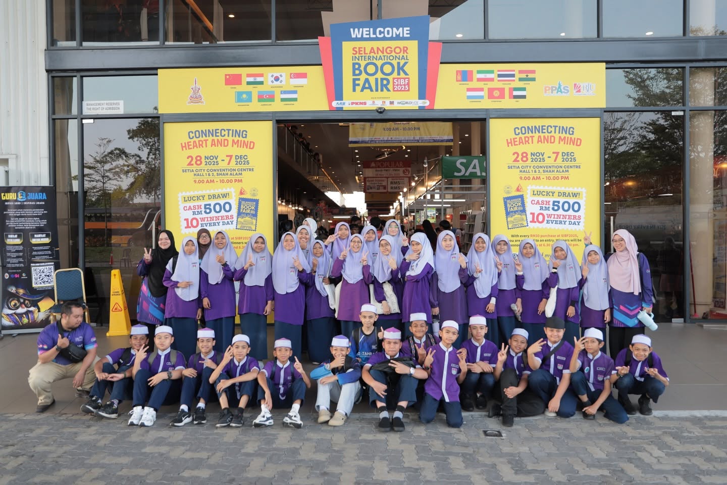 Group photo at children's book festival